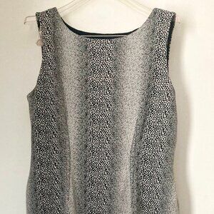 Nine West Gray and Black Dress Size 14